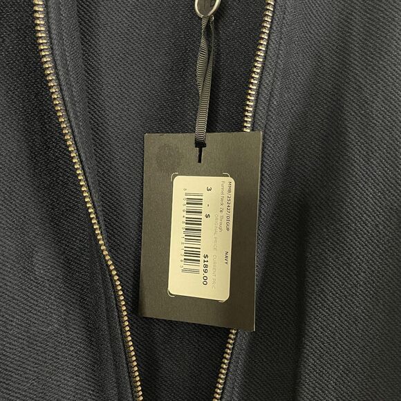 TED BAKER Navy Men's Funnel Neck Full Zip Sweatshirt Jacket Size 3 (US 38/M) - Picture 4 of 8